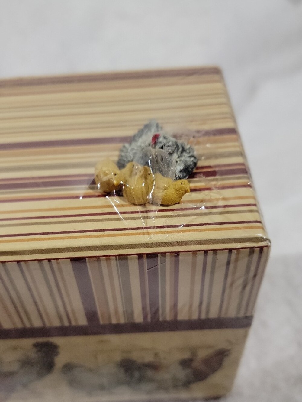 Decorative Chicken Farm Recipe Box - Rustic- Country - NEW - Picture 3 of 6